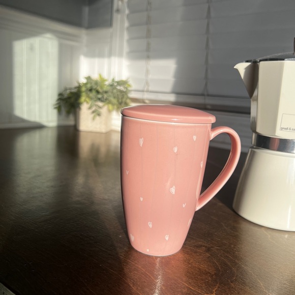 Pink Heart Patterned Mug - Picture 6 of 6